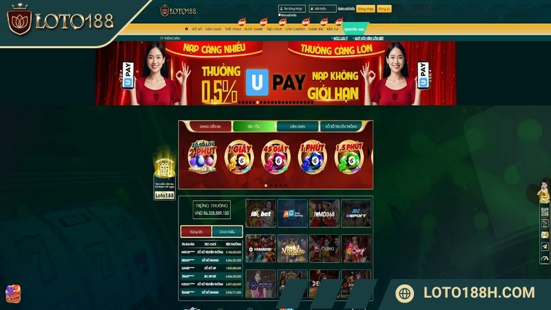 Truy cập vào link chính thức LOTO188